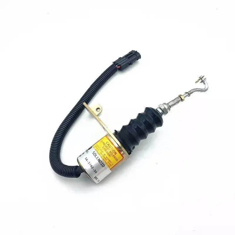 

Xiagong Flameout Solenoid Valve SA-3742-24 Oil Cut-Off Switch 3974947 Excavator Parts Flameout Switch