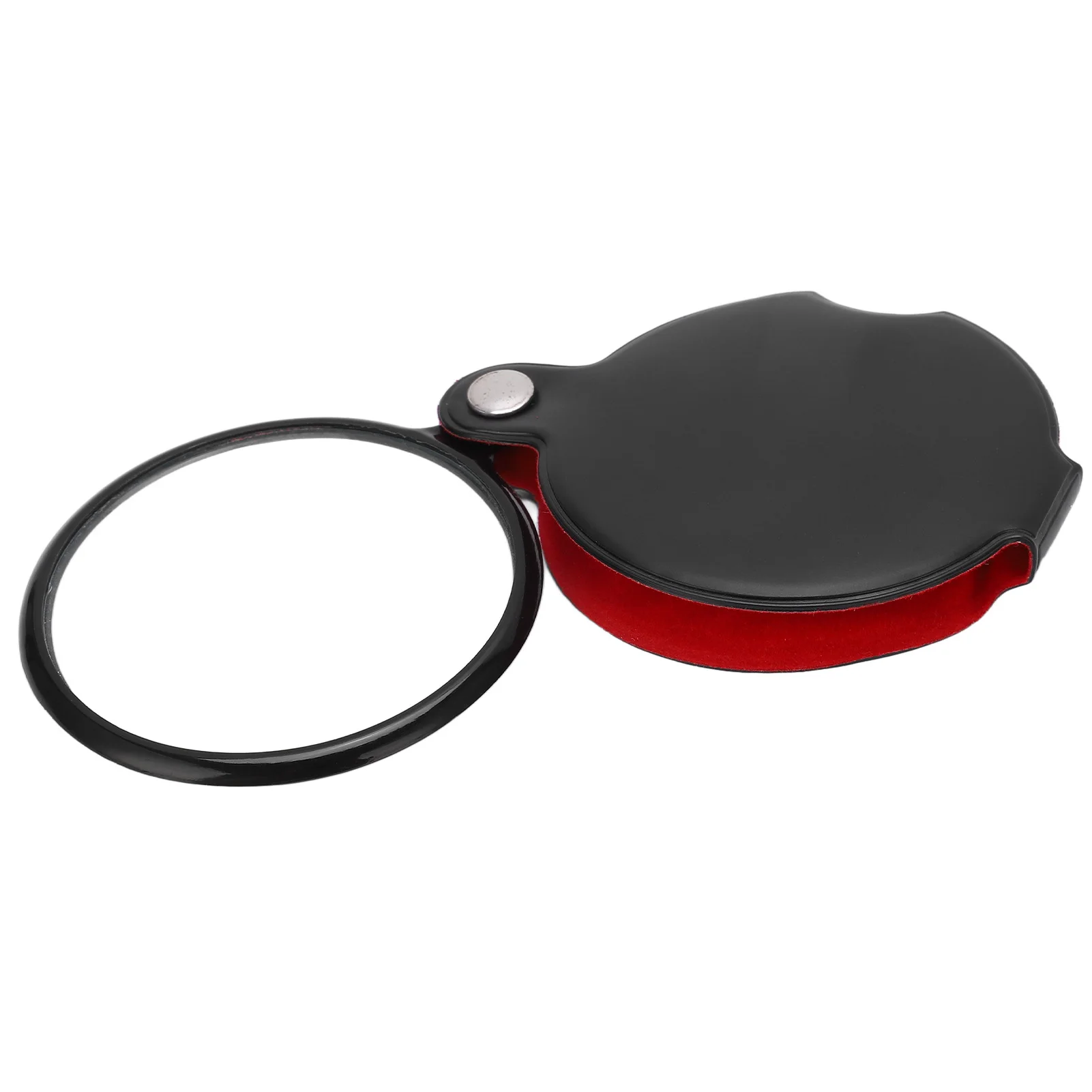 Small Magnifying Glass Magnifying Glass High Clarity Portable Size Wide Application ABS Nonslip for Home for Office for School