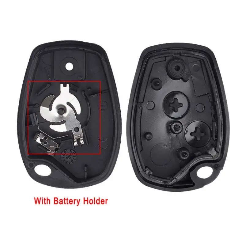 ปลอกกุญแจรีโมทรถยนต์ 3 ปุ่ม สำหรับ Renault Modus Clio3 Duster DACIA Logan Kangoo Nissan Almera รุ่น 206 307 พร้อมใบมีด