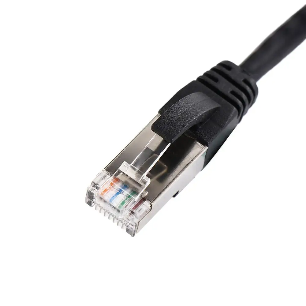 케이블 이더넷 소켓 스플리터 케이블 랜 네트워크 확장 RJ45 1 남성에서 2 여성으로 RJ45 이더넷 기가비트 이더넷 스플리터