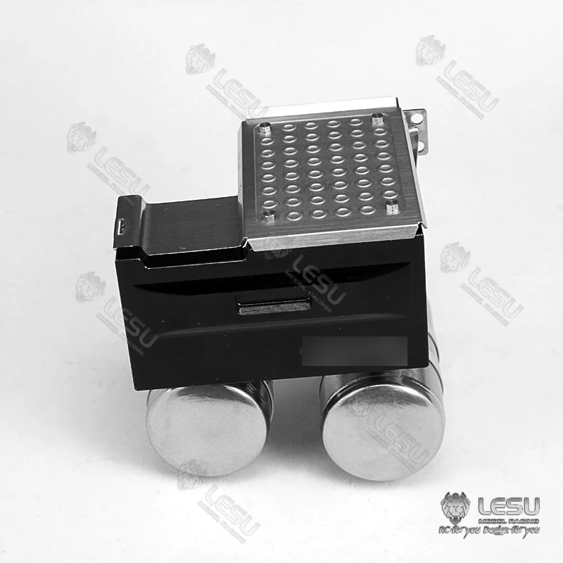 LESU Battery Box Urea Tank Exhaust Tank for Remote Control Toys Model Tamiyaya 1/14 FH16 DIY RC Tractor Truck TH15868-SMT3