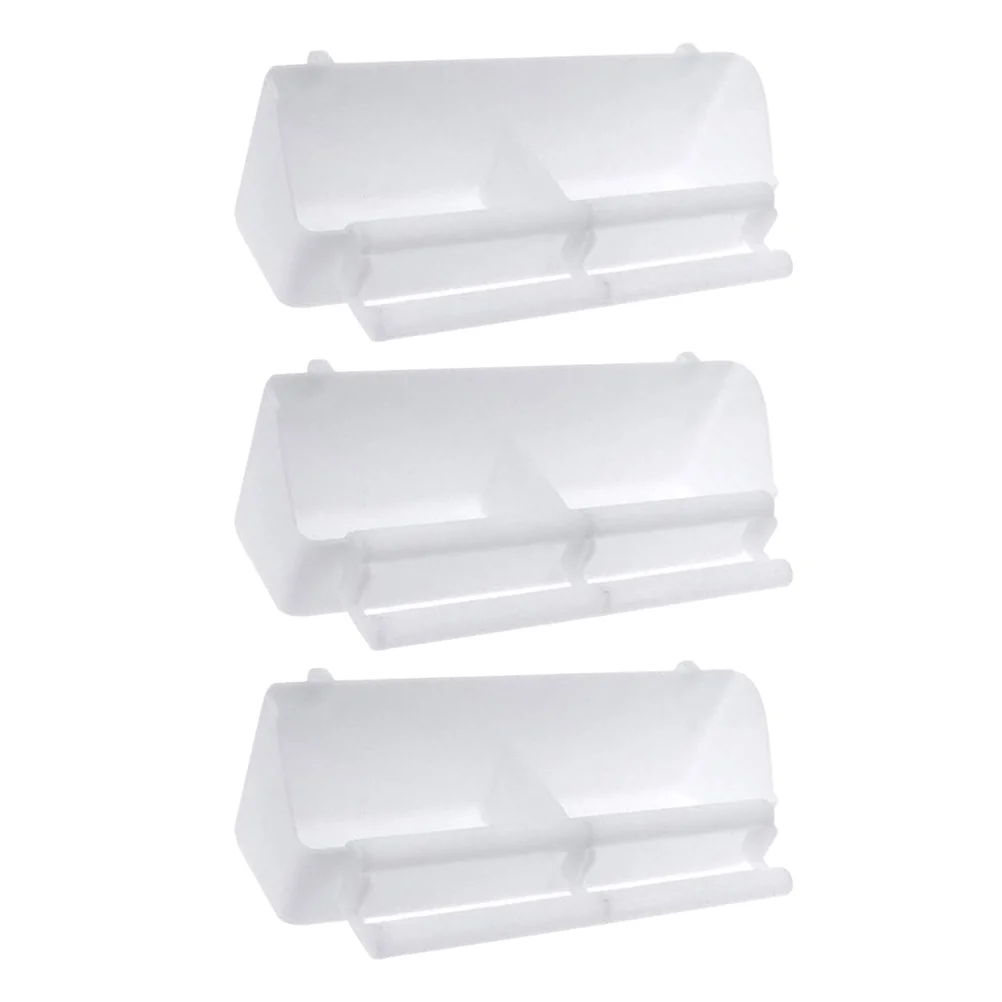 

3pcs Parrot Box For Birds Plastic Bird Feeding Install Cage Accessory For Small Birds Decorative Feeding Bowl