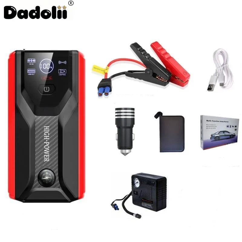 سيارة الانتقال كاتب بدء جهاز بطارية قوة البنك 12V98000mAh Jumpstarter السيارات المغفل الطوارئ الداعم شاحن سيارة الانتقال ابدأ