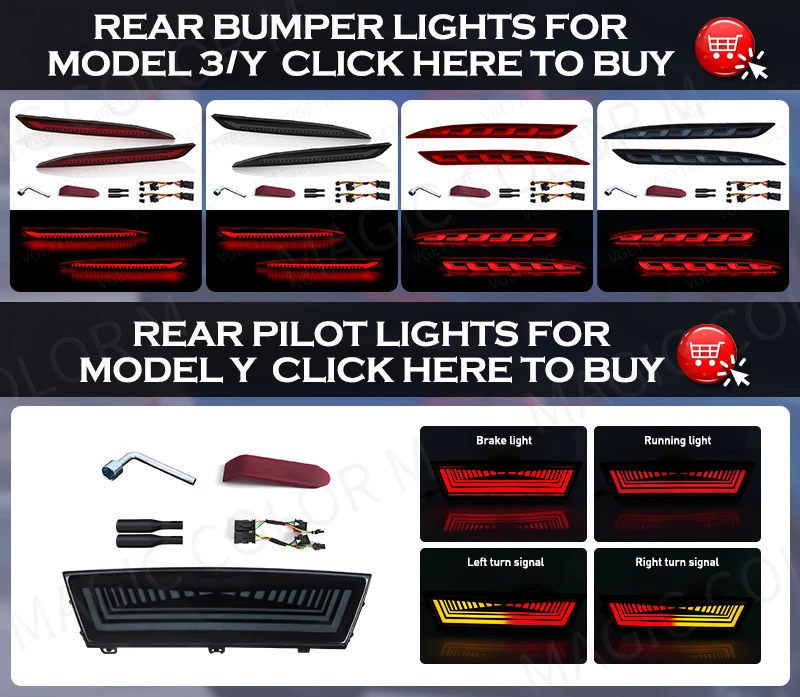 Vegetting 140 cm Auto Umgebungslichter LED Innen RGB Symphonie Atmosphäre Lampe USB APP Fernbedienung für Tesla Modell 3 Y S X – Detail 1
