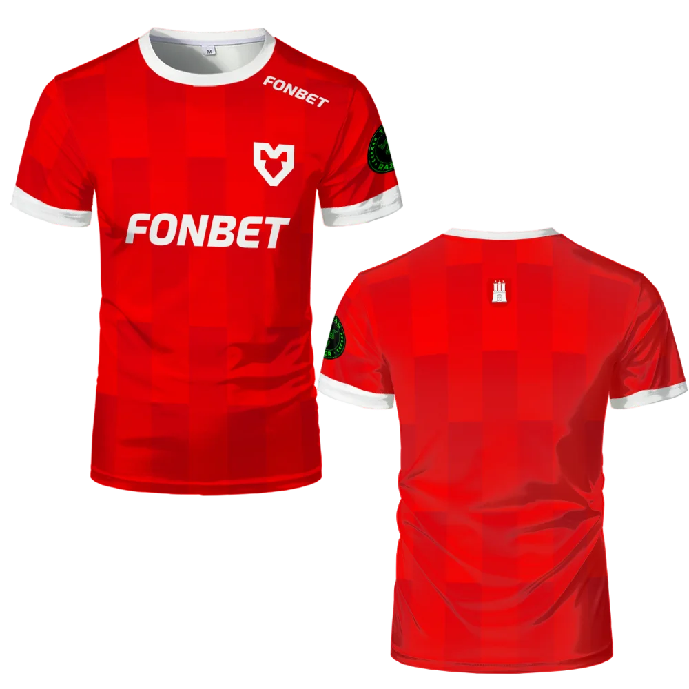 MOUZ Esports Team Uniforms CS2 Pro League Club Training Jerseys Men's And Women's Fashion Youth Breathable Quick-drying T-shirts