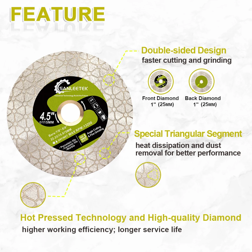 Рисунок 5 - SANLEETEK Алмазный отрезной диск 4/4