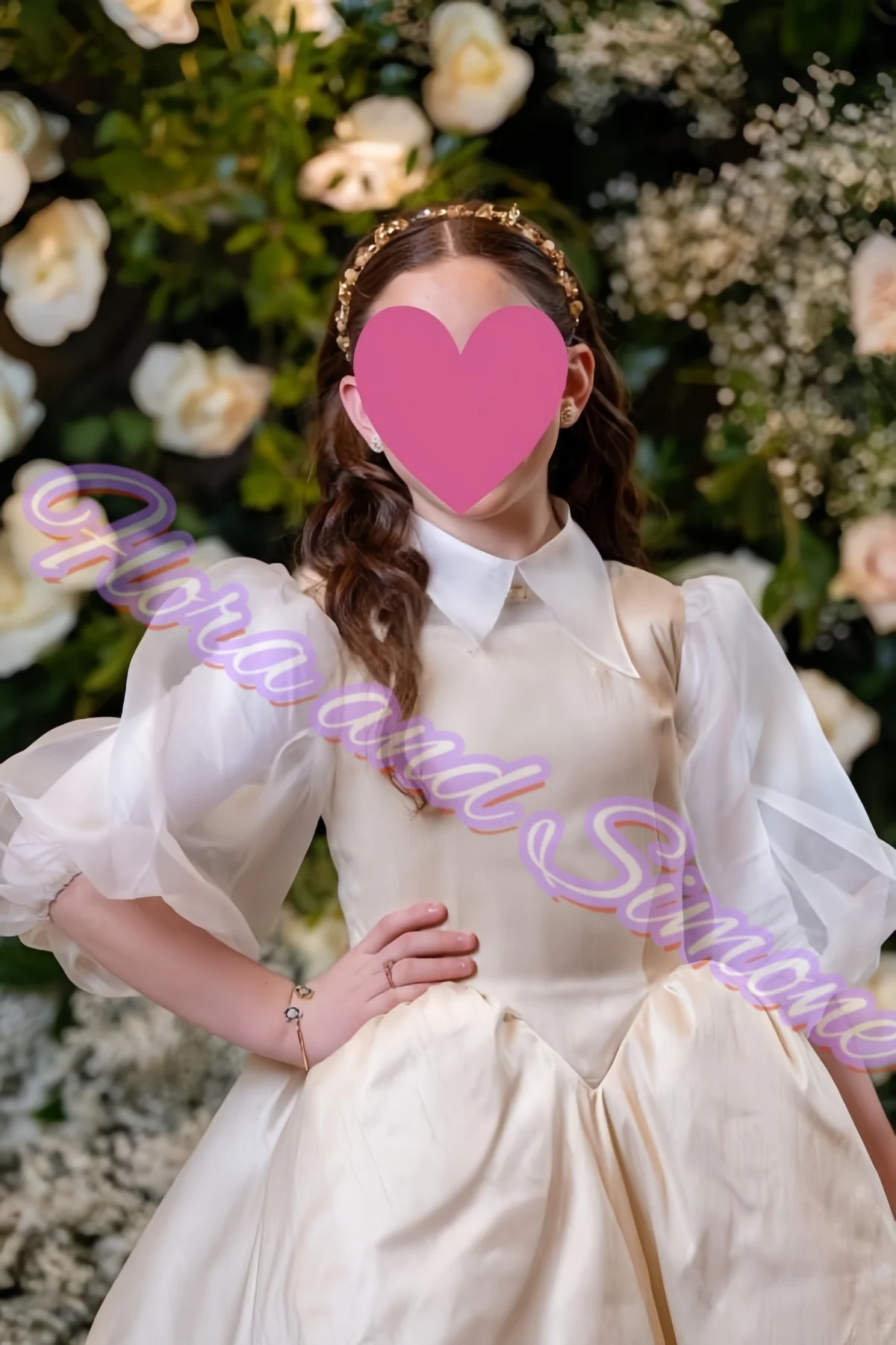 Collegamento per il trasporto rapido per il negozio di abiti Flora Boutique Flower Girl Dress