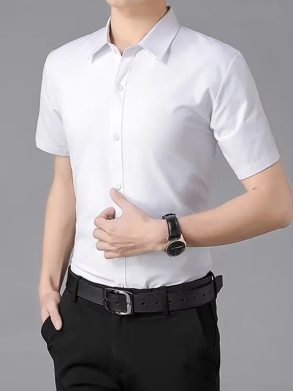 طية صدر السترة ذات المقاس النحيف للرجال كاجوال Sle ort Sve Youth Faion لون نقي Busin كاجوال irt #1