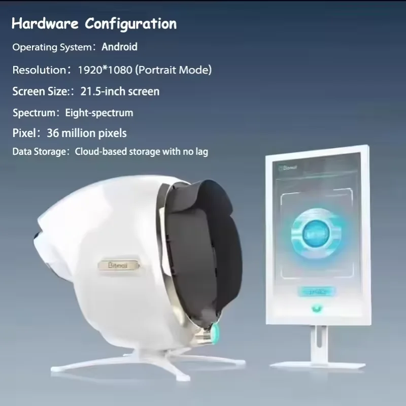 

3D Skin Scanner Care Facial Analyzer Monitor Machine Magic Mirror Testing Detector Face Camera Test Analysis Beauty Machine