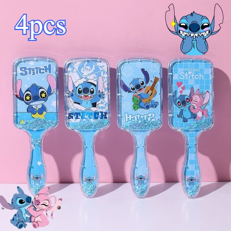 

Anime Figures Stitch Dolls Comb Cartoon Air Cushion Comb Kawaii Kids Hair Air Bag Comb Kawaii Stitch Girls Toys Gifts