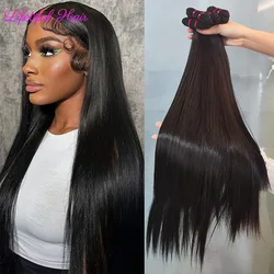 Bundles de cheveux humains à double proximité, cheveux humains raides, cheveux humains bruts, extensions de cheveux vietnamiens, 15A, 20 po, 22 po, 24 po