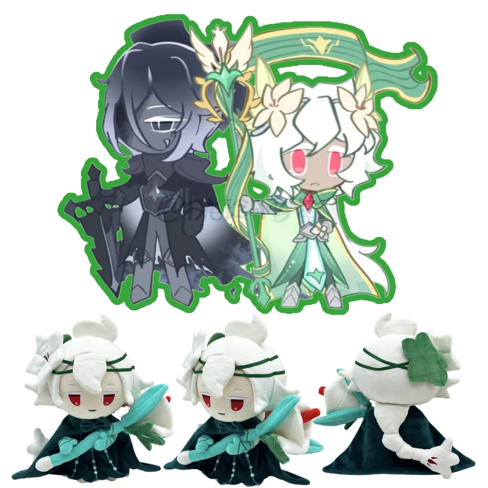 

Cookie Run Kingdom White Lily Plush Toy Wind Archer Cookie Shadow Milk Cookie Plush Toy Pure Vanilla Plushie Doll Merch Goods