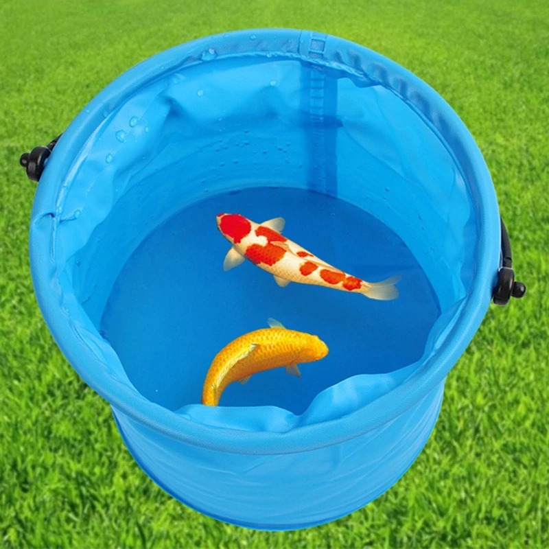 Beach Sand Toys Play Bucket Toy Folding Collapsible Bucket Gardening Tool Outdoor Pool Play Tool Toy Kids Summer Water Fun