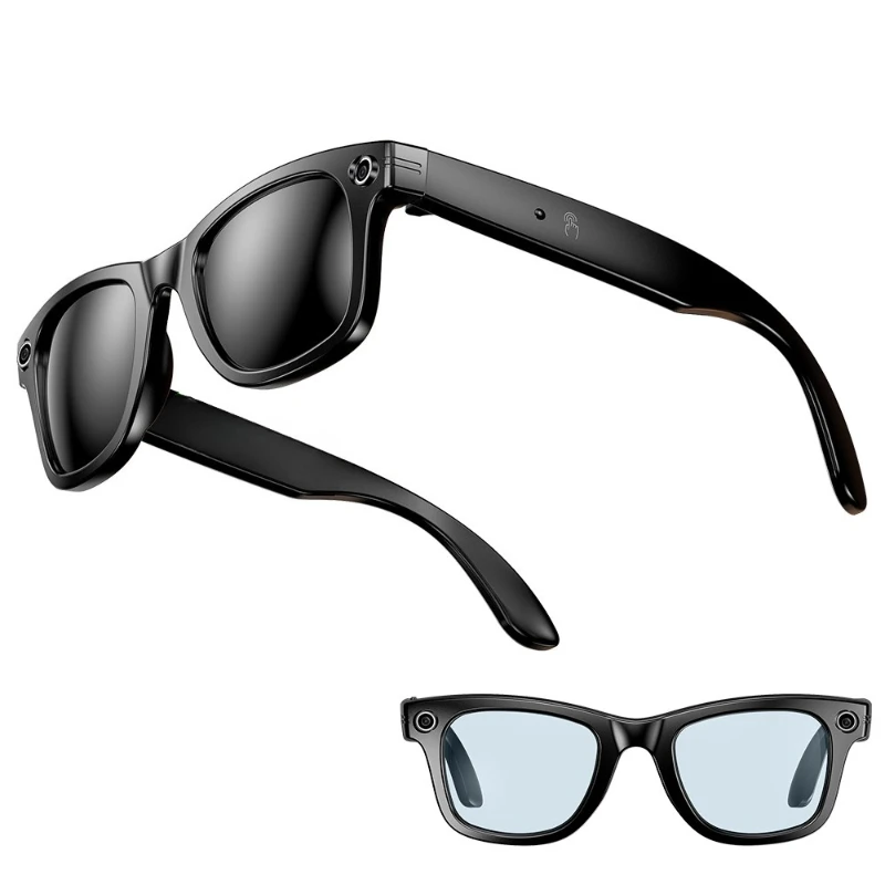 

2025 new W600 smart glasses take pictures, identify objects, camera Bluetooth music call AI Q & A