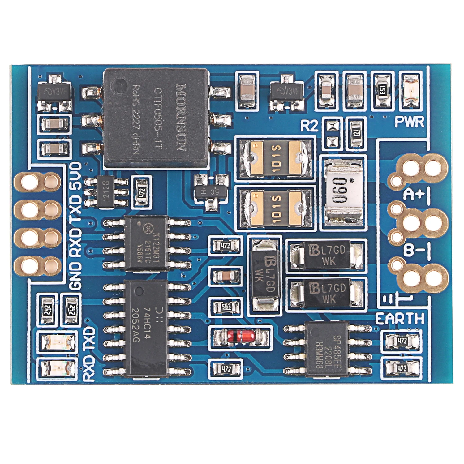 TTL UART to RS485 Isolate Board Serial Converter Adapter Dongle Communication Upgrade Module