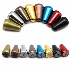 1 pz/2 pz ottone chitarra interruttore Cap metallo Toggle Switch Tip Embedded Cross Core foro espandibile per ST TL accessori per chitarra