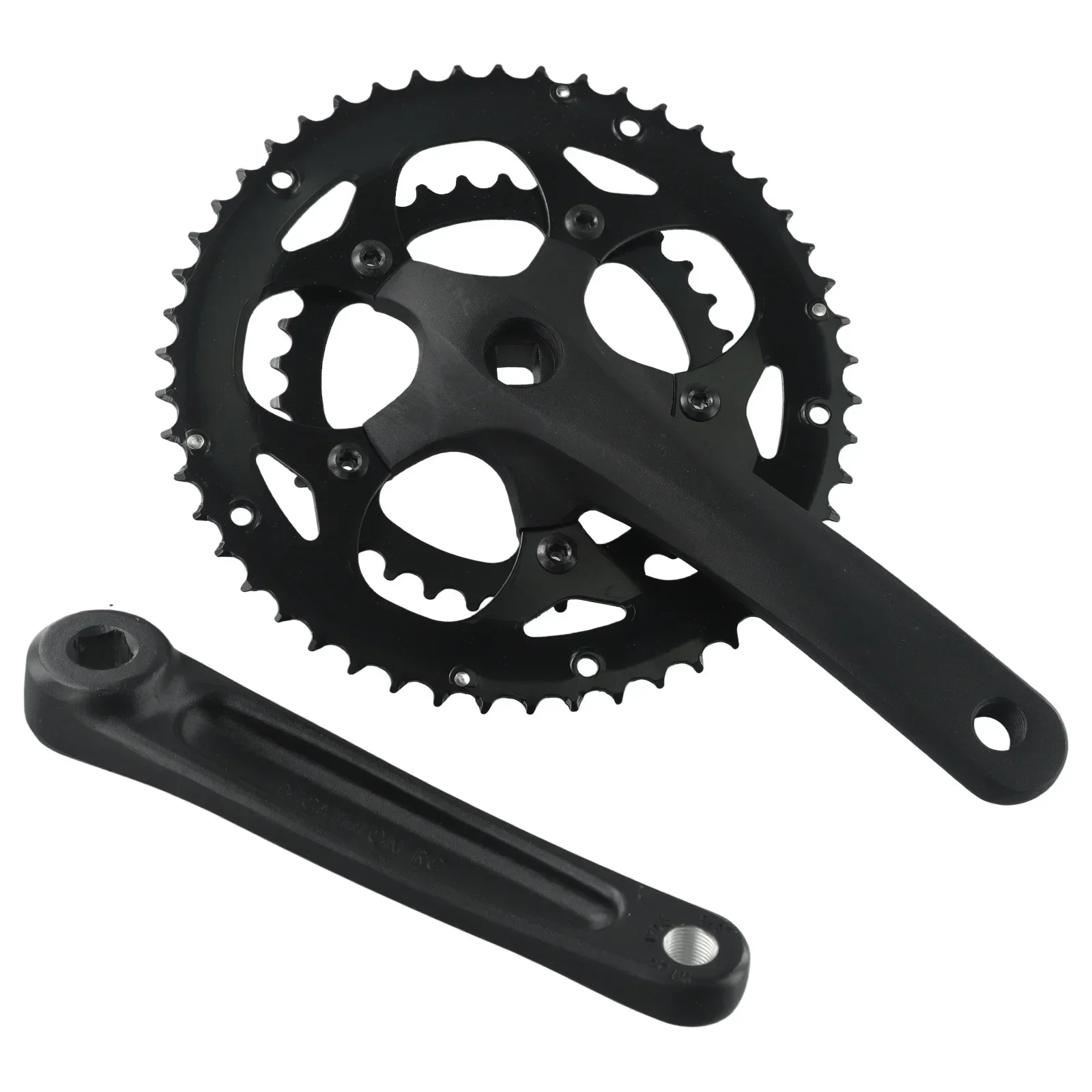 Bike Bicycle Double Chainwheel Cranket AL6061 Aluminum Alloy Bicycle Chainwheel Cycling Double Taper 170mm Crankset Chainset