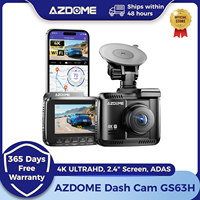 AZDOME GS63H 4K Dash Cam with GPS WiFi, Sony Starvis Sensor Night Vision Car DVR, 2.4\
