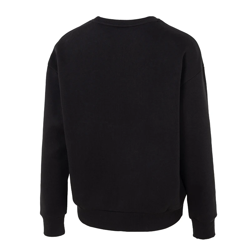 Puma Ess + سترة نسائية مريحة بشعار صغير Crew Fl مبطنة بالصوف بلوفر فضفاض مريح للرياضات الخارجية والجري 685587-01