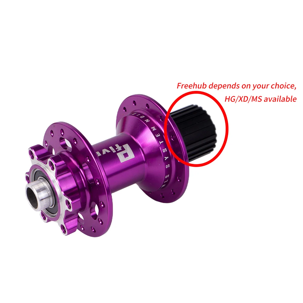 ZTTO P5 6pawls 120 Engagement Disc Brake MTB Hub XD HG MS Thru