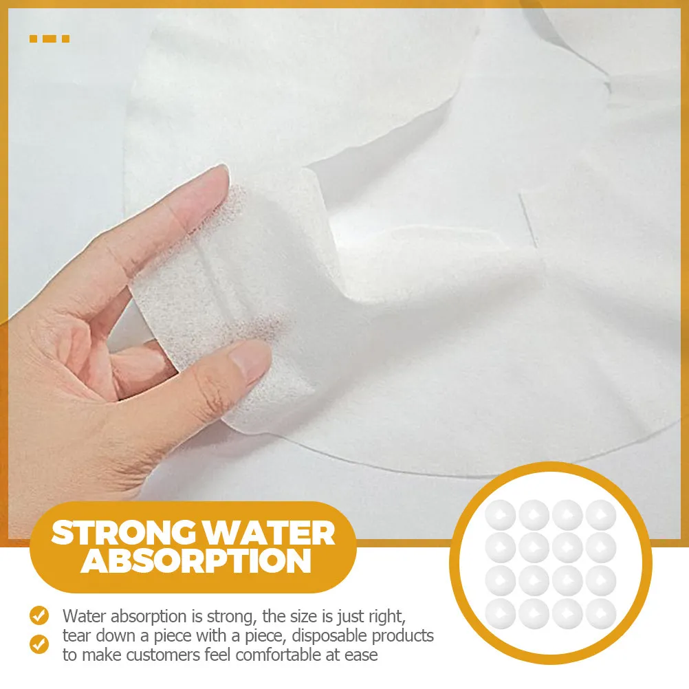 200Pcs Nonwoven Disposable Massage Headrest Pads Face Pillow Cover Cushion Cover for Spa Clinic Hospital Massage Headrest Pad