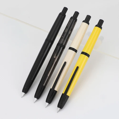 Imagen 2 del producto Pluma estilográfica retráctil Jinhao 20 Press EF/F /M Nib con convertidor pluma de regalo de escritura de resina