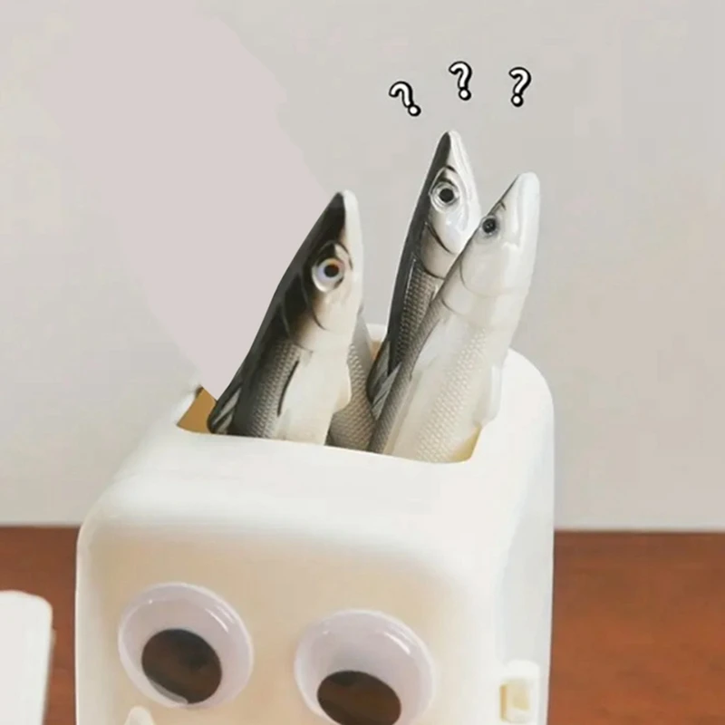 Funny Salted Fish Styling Ballpoint Pen Ocean Series Ballpoint Pen Fish Styling Pen Easy Install