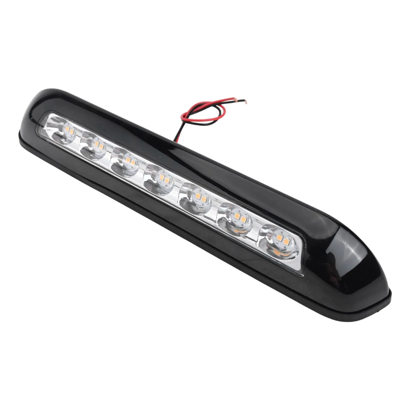 

8W 12V RV LED Light Exterior LED Lamp Beads RV LED Awning Porch Light Black Abs Car Accessories High-quality Outdoor Yacht Ligh