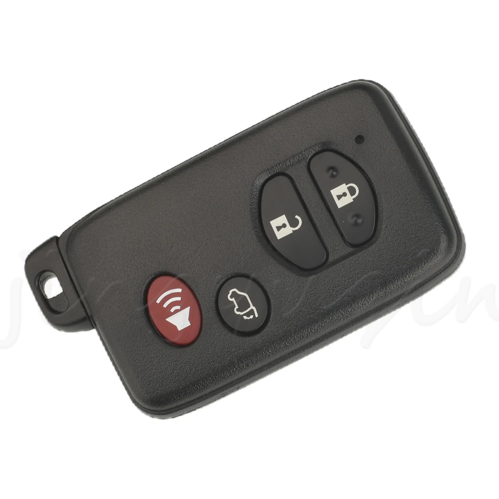 Jingyuqin Nuovo prodotto portachiavi modificato per Toyota 3/4 pulsanti (SUV) guscio chiave smart card nero