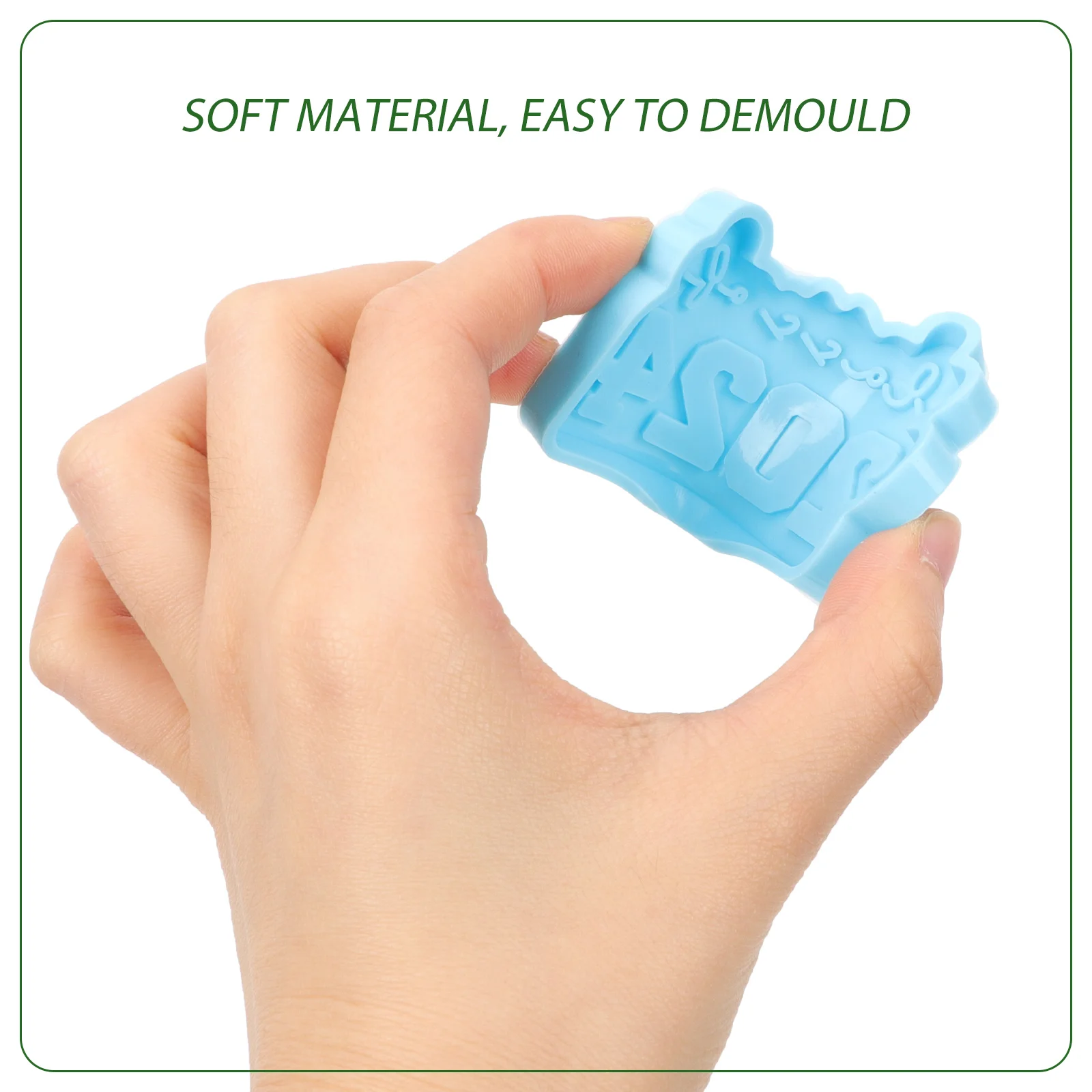 

3pcs 2024 Silicone Keychain Mold Lightweight Durable Non-Stick Easy Clean Diy Crafts Resin Pendant Epoxy Molds Decorative