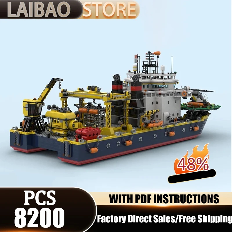 

Модель корабля-катамарана из строительных блоков, технологичный конструктор, набор для самостоятельной сборки, игрушки, подарки