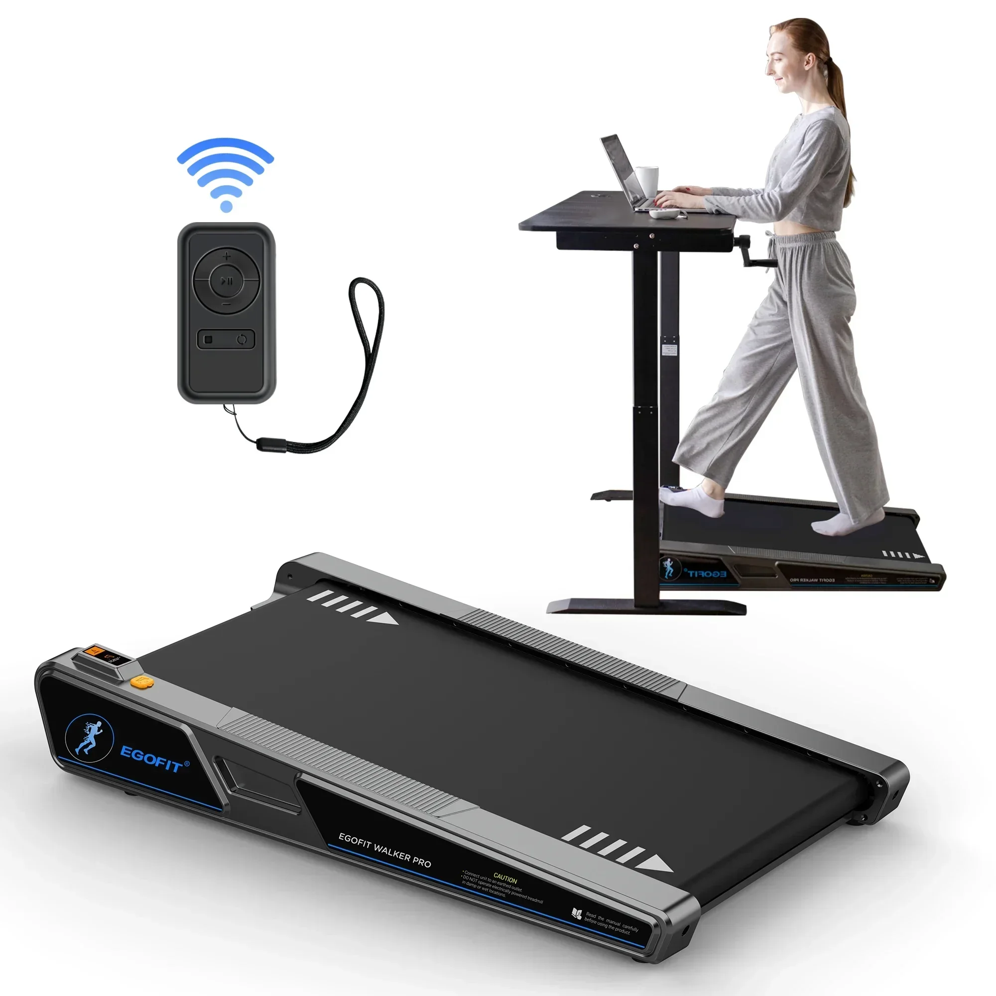 Folding Treadmill Walker Pro SP Motorized Under Desk Running Machine for Home & Office  Exercise Equipment  Cadio Training