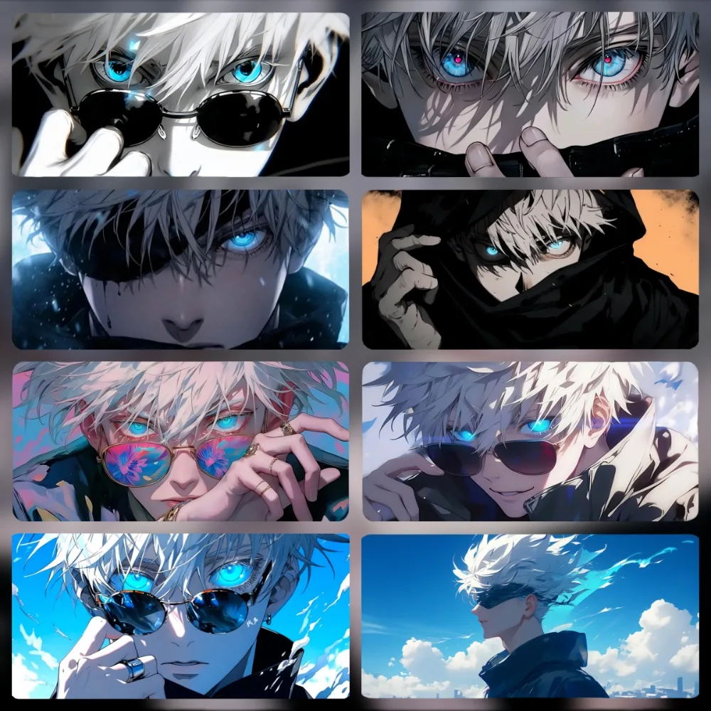 

New Gojo Satoru Car Sticker Jujutsu Kaisen Anime Peripheral Cute Cartoon Originality Diy Car Body Decoration Stickers Gifts