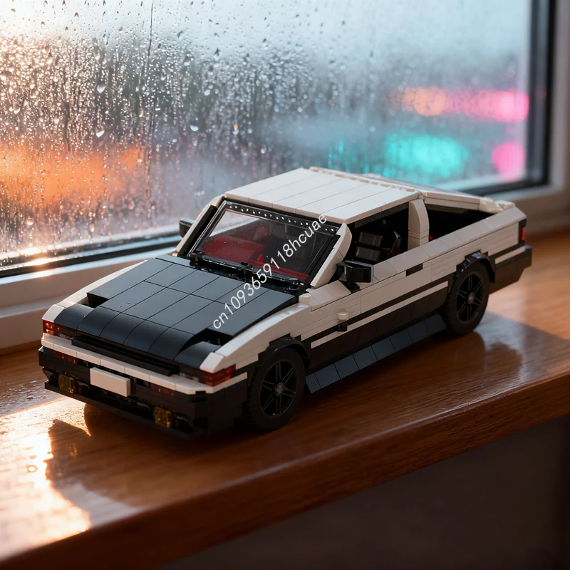 

1195pcs MOC Toyota Initial D MOD Iconsed Model Building Blocks Architecture Assemble Christmas Gift DIY Toys Idea Kids Birthday