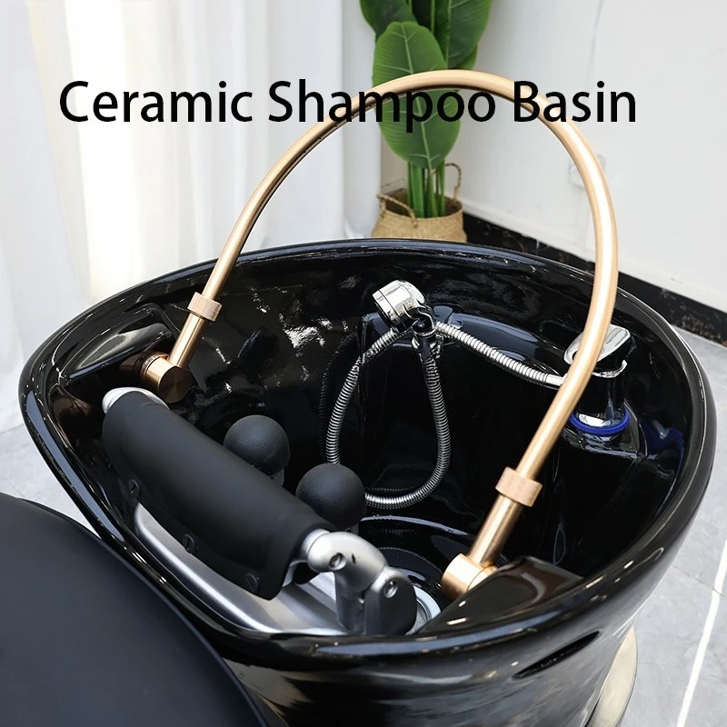 Multifunctional Modern Head Spa Bed Electric Reclining Salon Shampoo Chair with Water Therapy