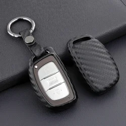 Juste de porte-clés JOCase en fibre de carbone, compatible avec Hyundai 4.3, son Elantra, ightmacIoniq, 2016, 2017, 2018, 2019, 2020, 2021, 2022