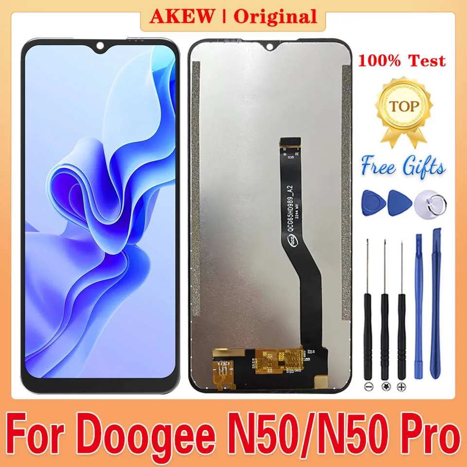 ЖК-дисплей 6,52 дюймов Для Doogee N50, Оригинальный сенсорный экран Для DOOGEE N50 Pro, дигитайзер N50S в сборе, N50PRO, N50Plus, запасные части ЖК-дисплей 6,52 дюймов Для Doogee N50, Оригинальный сенсорный экран Для DOOGEE N50 Pro, дигитайзер N50S в сборе, N50PRO, N50Plus, запасные части