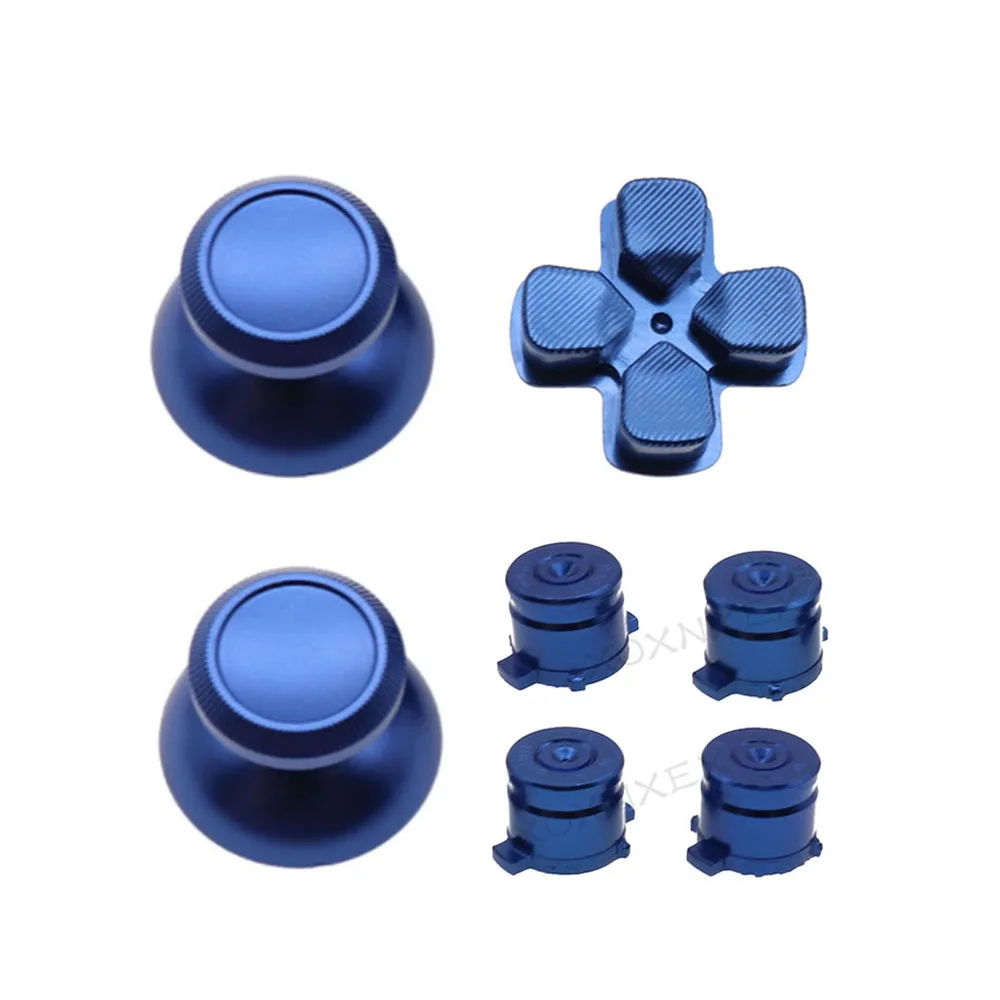 أزرار Dpad ABXY المعدنية لوحدة تحكم PS4 Xbox One، عصا تحكم بديلة مخصصة من الألومنيوم لملحقات ألعاب PS4