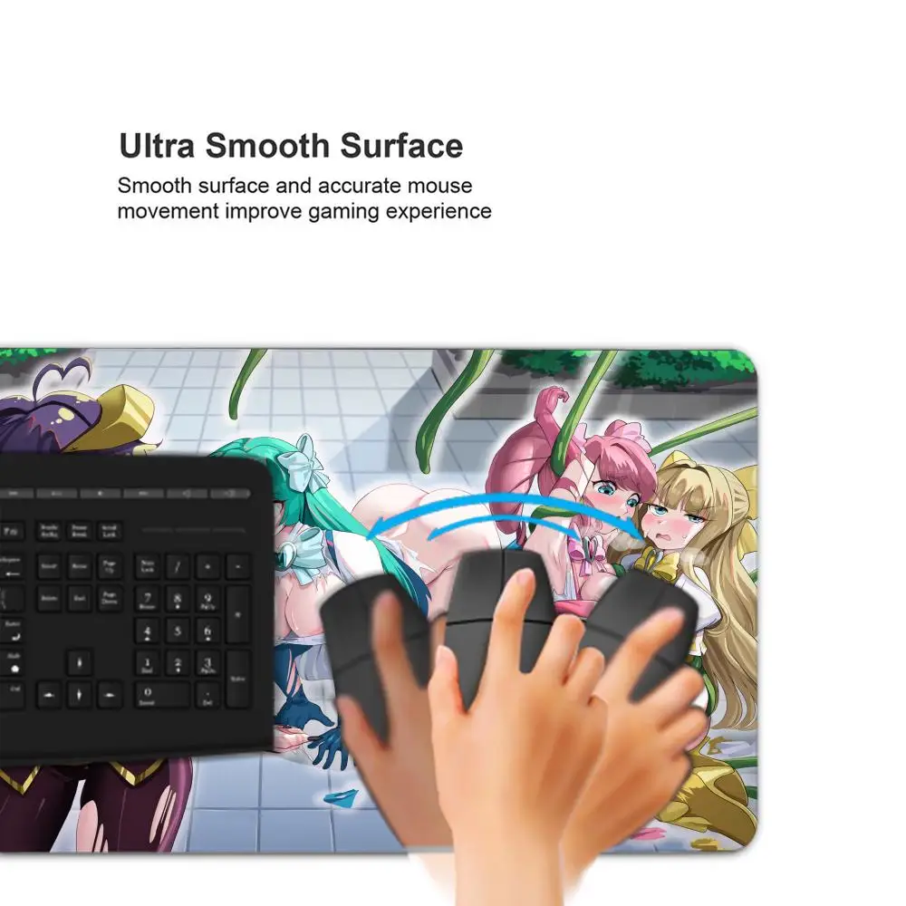 Gushing over Magical Girls Mouse Pad Large Computer Mousepad Office 1000x500mm XXL Pc Gamer Non-slip Rubber Keyboard Deskmat