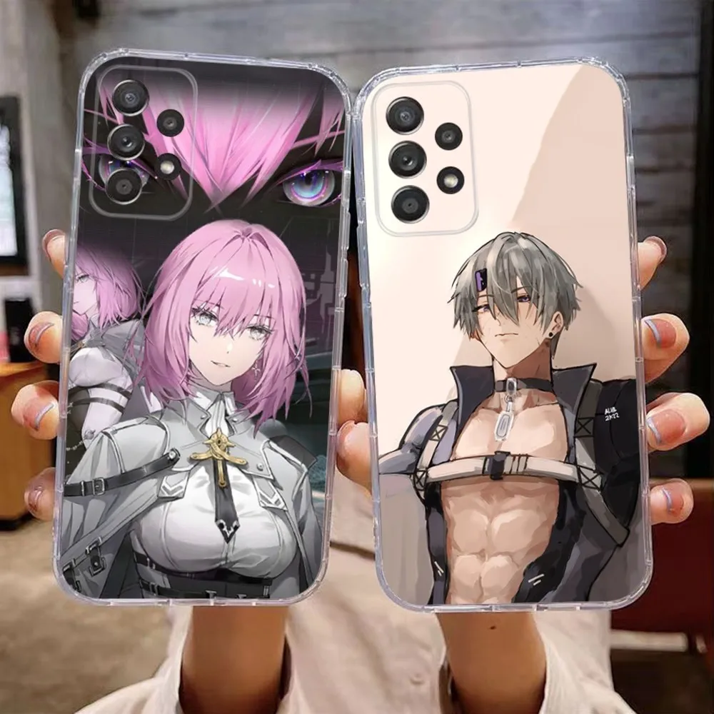 

Game Punishing Gray Raven Phone Case For Samsung Galaxy A71,70,52,51,40,31,A50,30S,21S,Note20ultra Transparent Cover