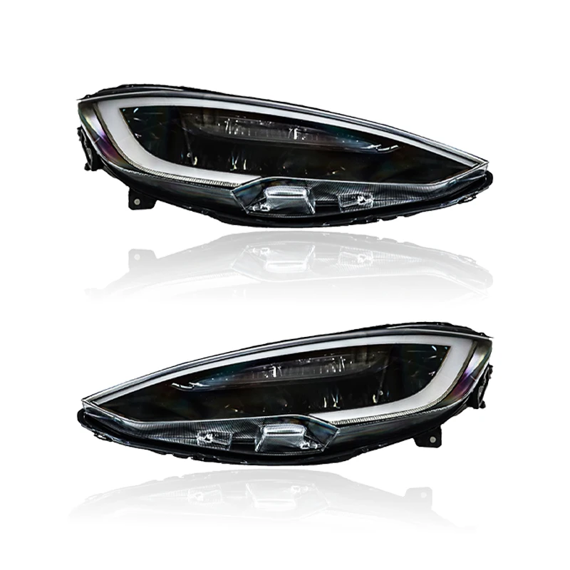 For Tesla Model S Gen 1 to Gen 2 High Quality Smoked Headlights Top Seller Model S Drivers