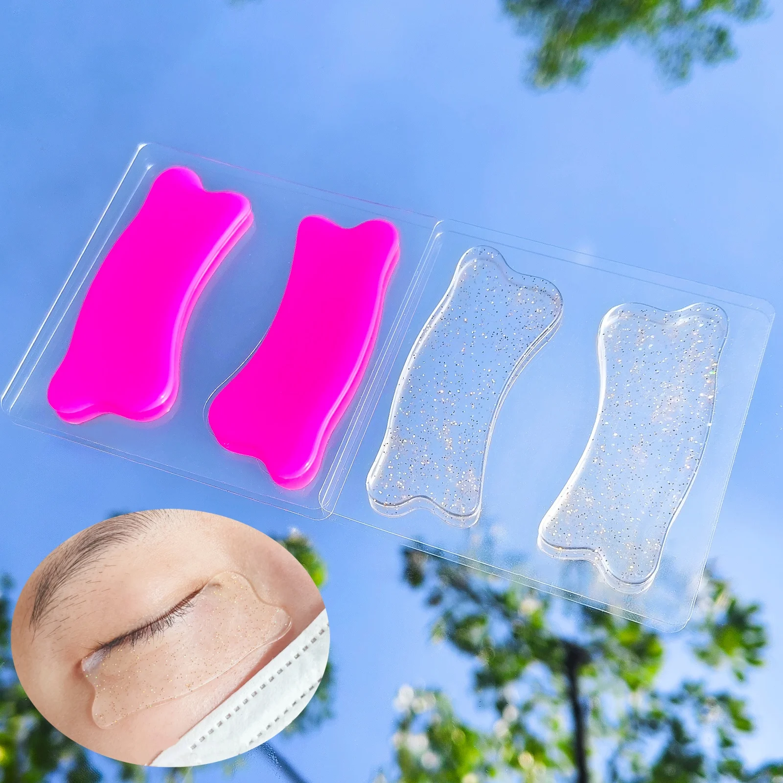 

Libeauty новые многоразовые подушечки для глаз в форме медведя, силиконовые тени для век, щит для наращивания ресниц, патч для наращивания ресниц под гелевыми подушечками, инструмент