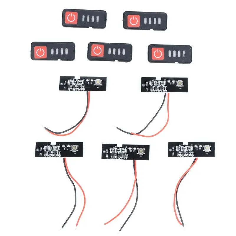5S 10S 18V/21V/36V/42V Battery Capacity Indicator LED Display Lithium Battery Charging Tester For Electric Drill Screwdriver