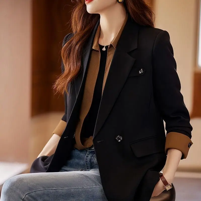 Dailiqi Suit Jacket Women\'s New Casual Temperament Goddess Style Fashion Design Sense Suit