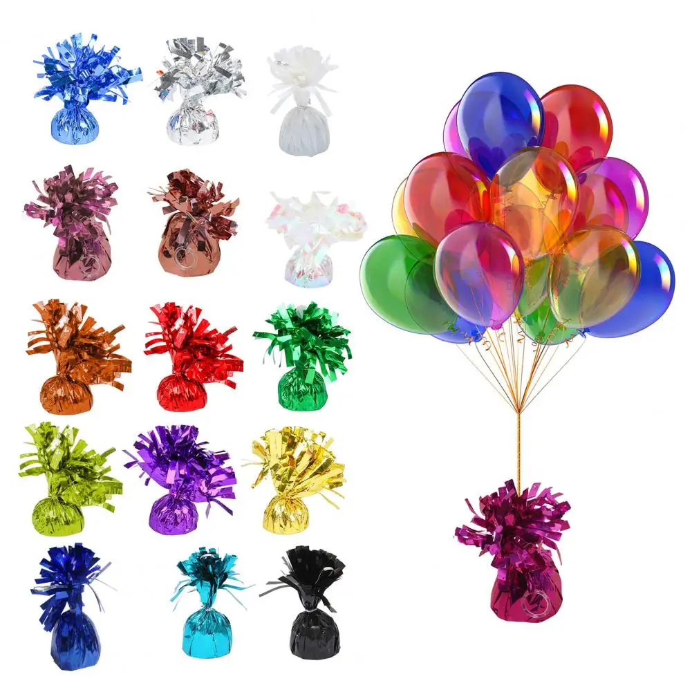 Sturdy Balloon Weights Elegant Wedding Party Balloon Weights Set Anti-floating Blocks for Tabletop Floor Decorations