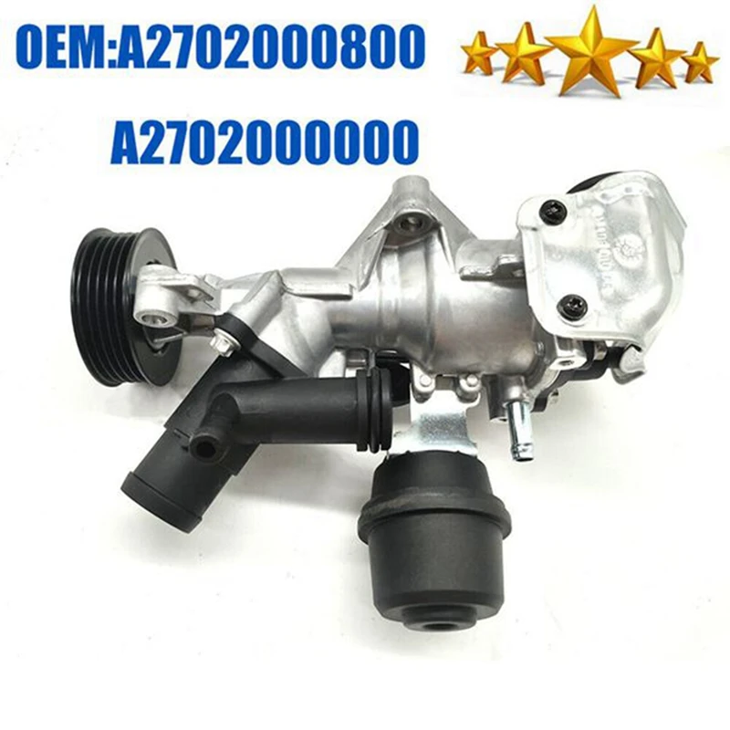 Engine Water Pump For Mercedes Benz M270 W176 W246 W117 X156 A2702000000 2702000601 270200080080 2702000000