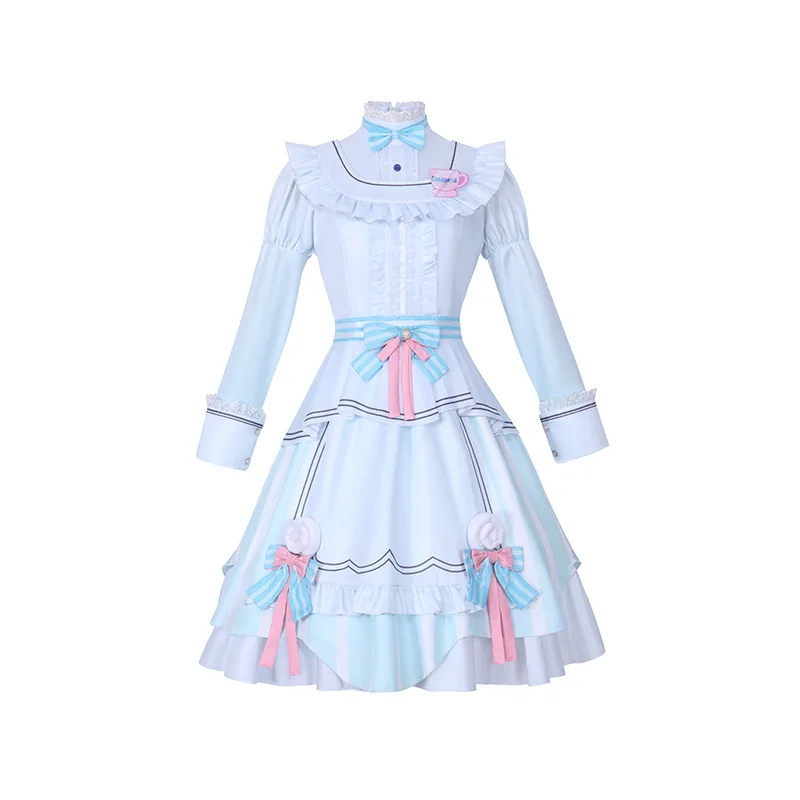 Anime Project Sekai Kleurrijke Stage Feng Xiao Meng San Li Ou Cosplay Kostuum Lolita Jurk Voor Vrouwen Halloween Comic-Con outfits