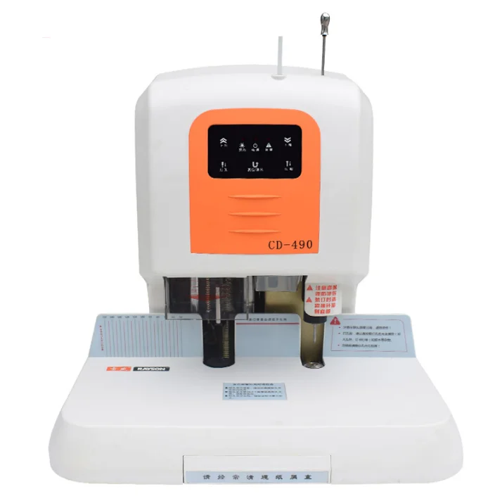 for WD-CD490)  Accounting Voucher Binding Machine  Financial Paper Binding Machine