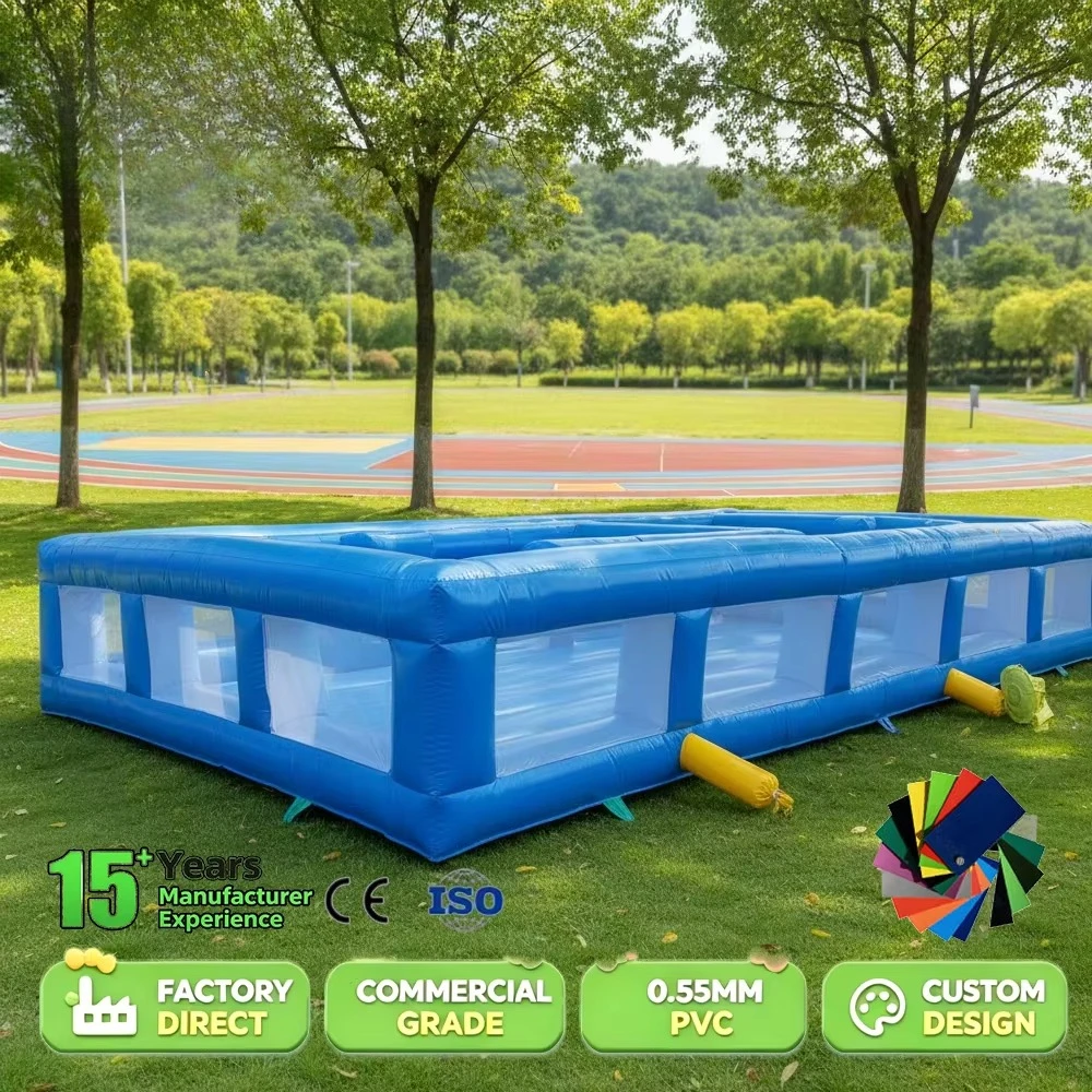 Circular Inflatable Pool, Colored Commercial Water Pool, Various Designs, Multiple Sizes, Inflatable Ball Pool for Kids