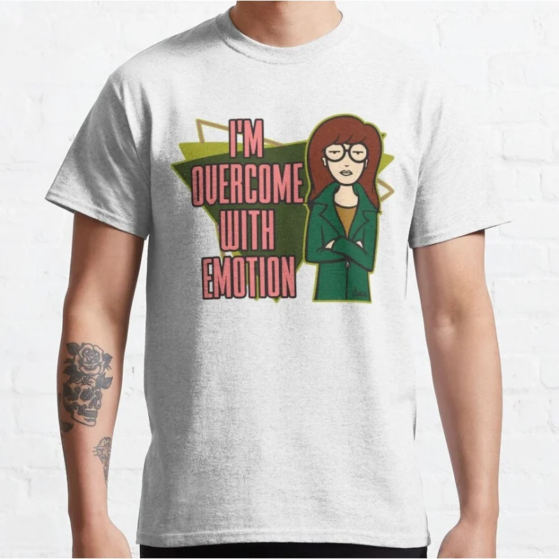 

Retro Sick sad world tv shows Gift t shirt 90s Nostalgia cartoon Graphic Clothes 0217 Large size Tops 100% cotton printed tee